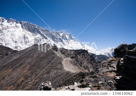 Mountains landscape from Chukhung Ri viewpoint, Nepal Mountains landscape from Chukhung Ri viewpoint, Nepal 134610062