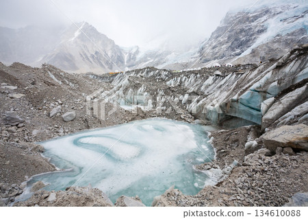 Everest south base camp view, Nepal 134610088