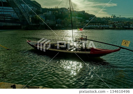 Boats on the Porto d'Oro River Boats on the Porto d'Oro River 134610496