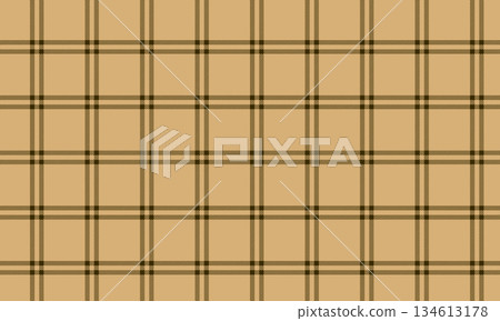 Brown background with a tartan check pattern made up of two crossed gray lines Brown background with a tartan check pattern made up of two crossed gray lines 134613178