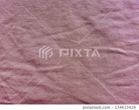 soft pink gradient ribbed fabric texture closeup with blank left copy space ideal for custom banners or serene wallpapers 134613429