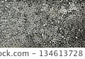 Steel nuts texture background for manufacturing and industry 134613728