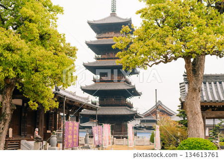 shikoku, JAPAN - may 2 2025 Motoyama Temple No. 70 in the Shikoku Pilgrimage shikoku, JAPAN - may 2 2025 Motoyama Temple No. 70 in the Shikoku Pilgrimage 134613761