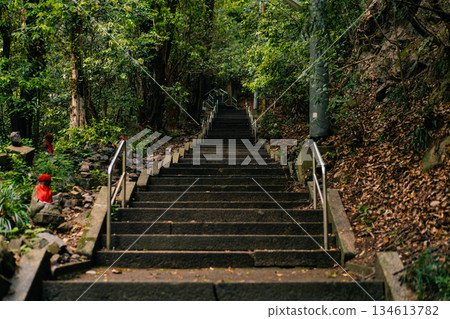 shikoku, JAPAN - may 2 2025 Iyadani Temple No. 71 in the Shikoku Pilgrimage shikoku, JAPAN - may 2 2025 Iyadani Temple No. 71 in the Shikoku Pilgrimage 134613782