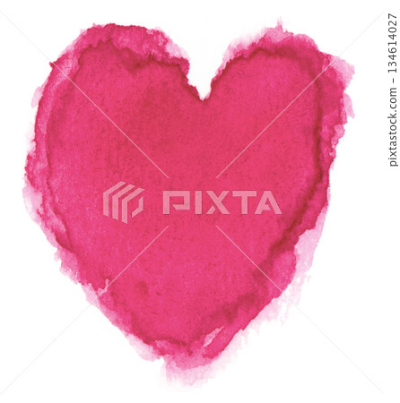 一顆模糊的水彩心 一顆模糊的水彩心 134614027