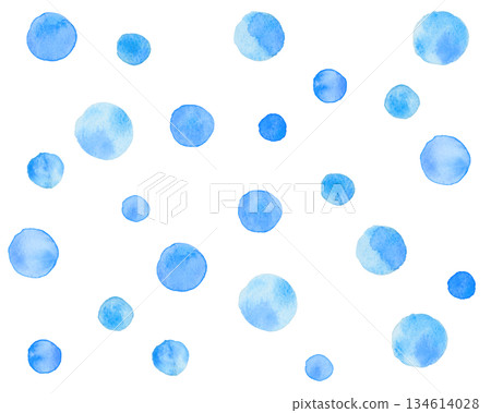水彩點狀圖案 134614028