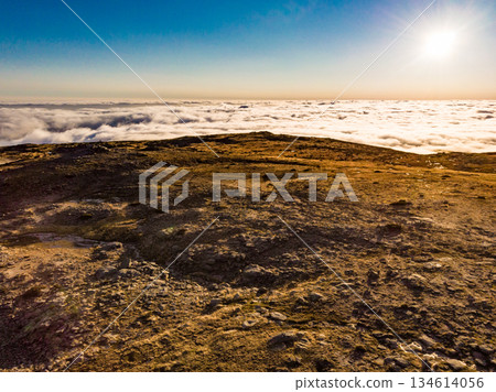 Serra da Estrela in Portugal. Torre peak. Serra da Estrela in Portugal. Torre peak. 134614056