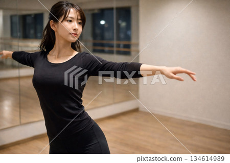 冬夜舞蹈練習 134614989