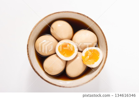 Soft-boiled boiled egg Soft-boiled boiled egg 134616346