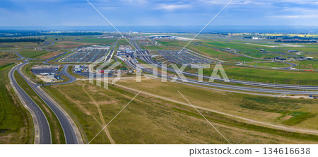 Aerial photograph of the Western Sydney Airport Business Park 134616638