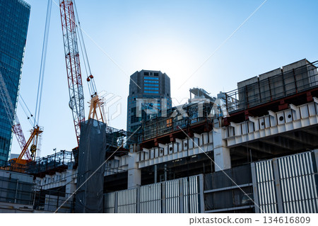 Shibuya Station under construction, near Miyamasuzakashita intersection, end of November 2025, b-1 134616809