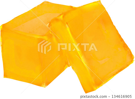 Cheddar cheese illustration 134616905