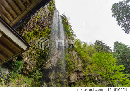 Falls flowing through rocky skin Falls flowing through rocky skin 134616954