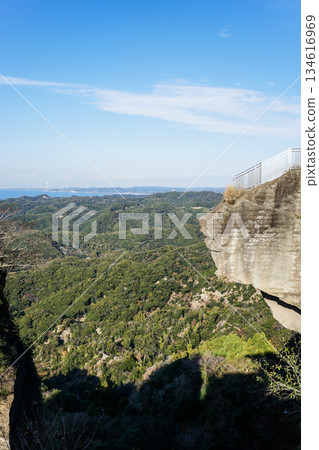 Mount Nokogiri on the Boso Peninsula in Chiba Prefecture 134616969