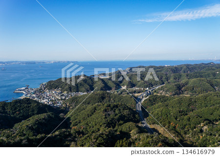 Mount Nokogiri on the Boso Peninsula in Chiba Prefecture 134616979