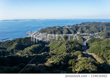 Mount Nokogiri on the Boso Peninsula in Chiba Prefecture Mount Nokogiri on the Boso Peninsula in Chiba Prefecture 134616982