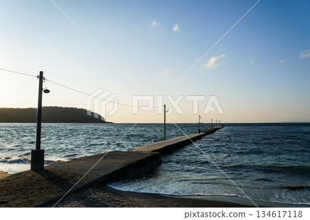 Okamoto Pier in Minamiboso, Chiba Prefecture Okamoto Pier in Minamiboso, Chiba Prefecture 134617118