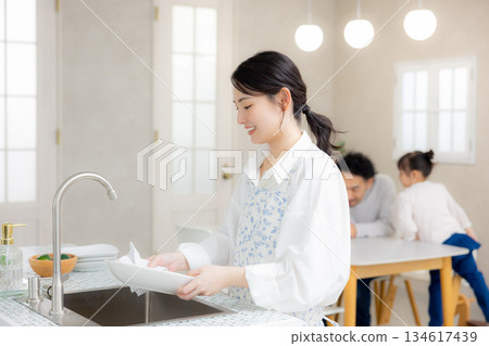Dining Kitchen Family Dining Kitchen Family 134617439