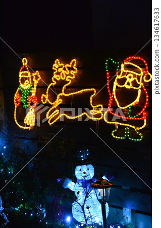 Christmas illumination Christmas illumination 134617633