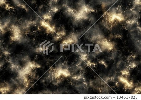 Abstract Dark Cloudy Texture with Golden Hues for Background or Artistic Use Abstract Dark Cloudy Texture with Golden Hues for Background or Artistic Use 134617825