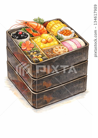 新的一年 134617989