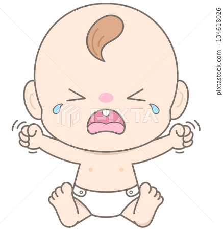 little cute baby boy crying little cute baby boy crying 134618026