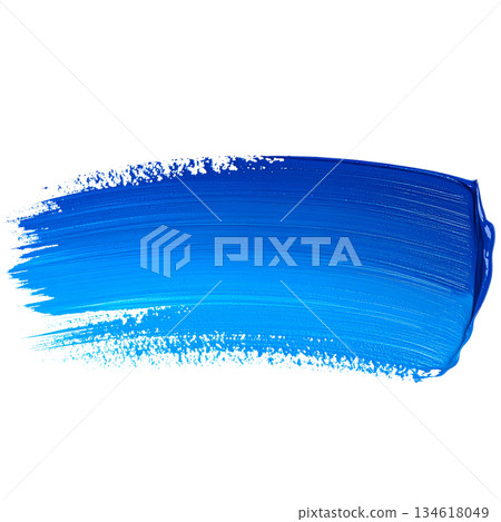 藍色畫筆墨水 134618049
