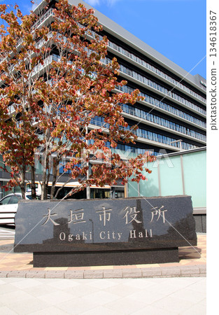 Exterior of Ogaki City Hall, Gifu Prefecture Exterior of Ogaki City Hall, Gifu Prefecture 134618367