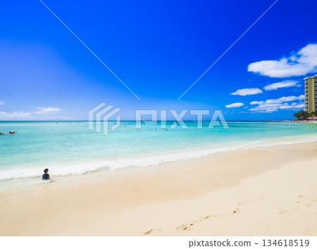 Hawaii Waikiki Beach 134618519