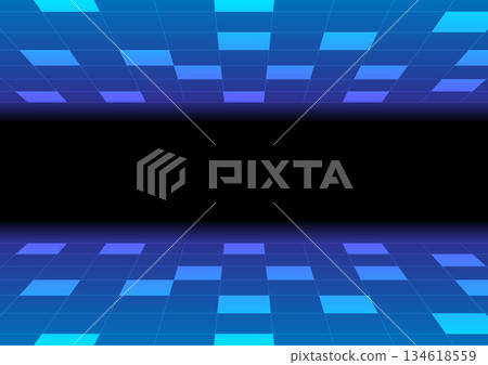 Abstract background with perspective grid 134618559