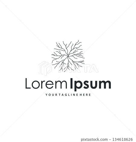 Creative neuron logo expressing smart ideas and innovation Creative neuron logo expressing smart ideas and innovation 134618626