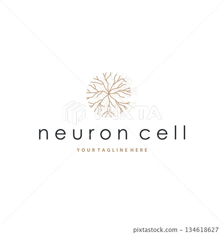 Abstract neuron logo for technology, science, and innovation Abstract neuron logo for technology, science, and innovation 134618627