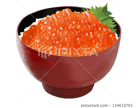 鮭魚籽碗（紅黑相間的碗） 134618701