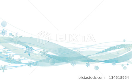 Watercolor style winter and snow flowing image 3 (16:9) Watercolor style winter and snow flowing image 3 (16:9) 134618964