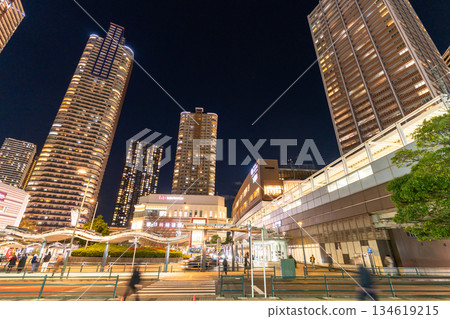 <Kanagawa Prefecture> Night view of Musashi-Kosugi Tower Apartments 134619215