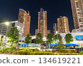 <Kanagawa Prefecture> Night view of Musashi-Kosugi Tower Apartments 134619221
