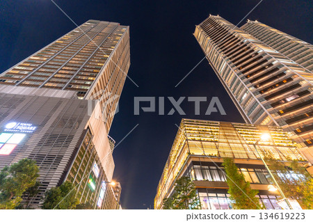 神奈川縣武藏小杉塔公寓夜景 134619223