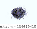 Dried lavender buds for brewing a herbal tea 134619415
