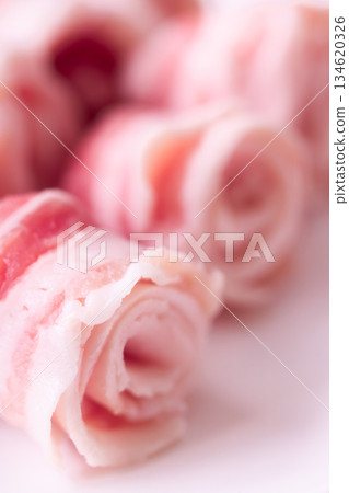Rolled up pork belly slices Rolled up pork belly slices 134620326