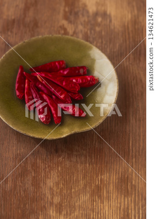 紅辣椒和辣椒 134621473