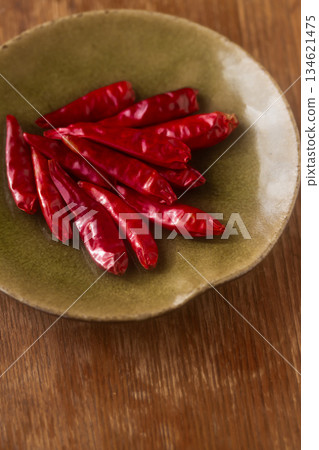 Red chili peppers and chili peppers Red chili peppers and chili peppers 134621475