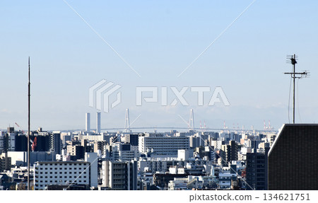 View of southern Nagoya on a clear day 134621751