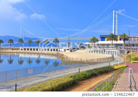 【兵庫縣】晴天的明石海峽大橋(三井奧特萊斯公園 Marine Pia 神戶店) 【兵庫縣】晴天的明石海峽大橋(三井奧特萊斯公園 Marine Pia 神戶店) 134622467