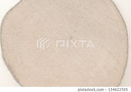 A collaboration of Japanese paper and holly tree trunk cross section [Background material] 134622505