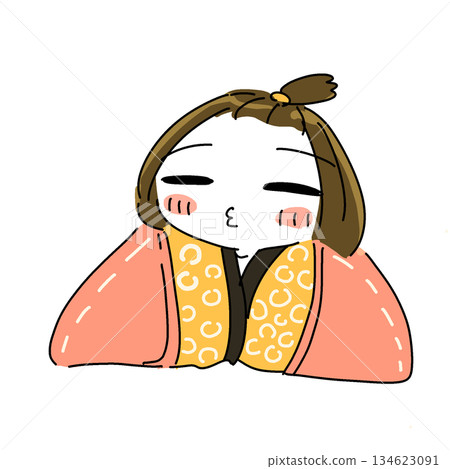 Dried fish girl wearing thick clothes Dried fish girl wearing thick clothes 134623091