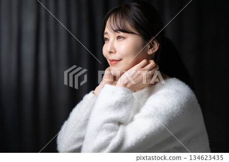 Smiling female portrait Smiling female portrait 134623435