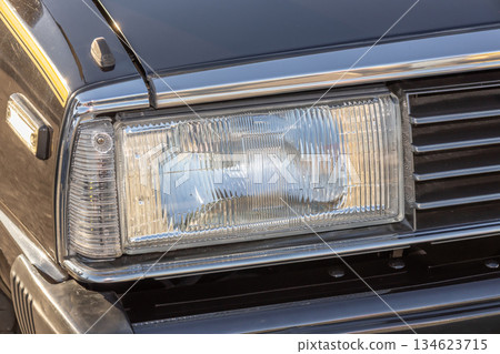 Headlight of the old car Headlight of the old car 134623715