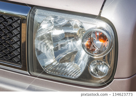 Headlight of the old car Headlight of the old car 134623773