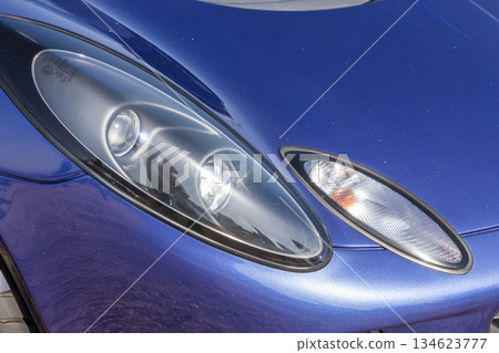 Headlight of the old car Headlight of the old car 134623777