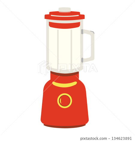 紅色廚房電器攪拌機的示意圖 134623891